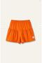 Girl's Ruffled Knitted Shorts - Orange 26391- - 2