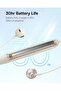 Bowie P1 Neckband Wireless Earphones - 30H Playtime, V5.2 Bluetooth Headphones, Magnetic In-Ear Earbuds, IPX5 Waterproof - White - 2