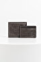 Porte Extra Card Holder Genuine Leather Men's Wallet Crazy Gray - 4