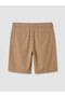 Lcw Vision Brown Regular Fit Belted Men's Shorts - 6