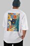 For the Sake of Cats 103 Cat Printed White Oversize T-Shirt 100% Cotton Unisex Cat Lover Premium Design - 6