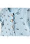 Baby Boy 100% Cotton Muslin Short Sleeve Summer Romper Blue Bird Pattern Newborn 0-3 Months / 3-6 Months - 3