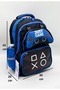 Gamer Joystick Pattern Thermal Children's Backpack School Bag Set with Lunch Box and Pen Holder - 3