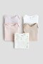5-pack cotton bodysuits - 2