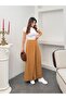 Women's Aerobin Fabric Palazzo Trousers with Front Flap 5335 - 5