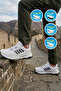 White-Black Lightweight Comfortable Sole Men's Sneaker Bst-2045 m - 2