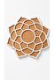 Divine Design Lotus Flower Rangoli Tray Stencil, MDF, Multicolour, Mandala Design, Festive Diwali Decor
