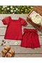 Girl's Tulle Detailed Top and Bottom Set of 2 - 2