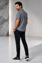 Men's Linen Shirt Short Sleeve Smoked Classic Cut with Pockets Summer - 4