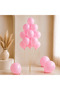 Pink Color Latex Pastel Balloon (30 cm) - 6 Pieces - 2