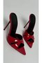 Laura High-Heeled Slippers Red - 3