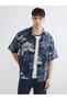 Xsideregular Fit Patterned Men's Shirt