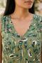 Women's Summer V-Neck Viscosa Sleeveless Dress Li̇kapa - 3