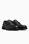 Men's Leather Comfort Classic Casual Shoes 26Y 702609 Black - 5