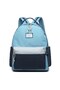 Smartbags Large Size Unisex Backpack 2022-3181 Ice Blue A.Gray Lacquered