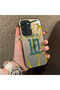 Samsung Galaxy S22 Compatible Silicone Edge Hard Back Case Couple Phone Case Neymar Patterned