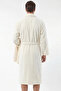 Partial Velvet 3 Piece Bathrobe Set |   Bathrobe + Head Towel + Washcloth |   Soft Textured |   High Water Absorption - 6