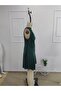 Women's Sleeveless Semi Turtleneck Short Sandy Dress - 5