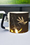 كوب فاخر من السيراميك مطبوع عليه Demon's Souls (قطعة واحدة) بمقبض أسود خاص V3D
