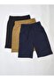 3-Piece 3-Color Capri-Shorts School and Casual 2-Yarn Combed Cotton - 5