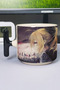 كوب سيراميك فاخر مطبوع عليه Fate Anime (قطعة واحدة) على شكل حرف T بمقبض أسود خاص V5T