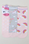 3 Pack Patterned Crew Socks