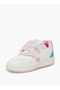 Girls Printed Hook & Loop Sneakers - 5