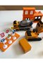 City Vehicles Play Set 12 cm Vehicles with Yellow Shovel - 3