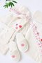 Baby Girl Luxury Premium Lace Bathrobe Towel Set 100% Cotton Newborn Gift Set Stl7211 - 6