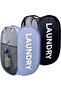 Pop-Up Laundry Hamper – Collapsible Mesh Laundry Basket with Durable Handles, Foldable Space-Saving Popup Clothes Hamper