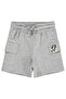 Basic Cargo Pocket Capri for 2-5 Years - Gray