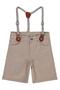 Strappy Jeans 2-5 Years Capri - Beige