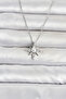 316L Steel Chain Silver Color Polar Star Model Women's Necklace