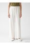 Trendlucky Women's Wide Leg Pants with Elastic Waist and Difference in Color - 3
