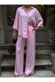 Women's Tencel Fabric Pants and Shirt Set - 3