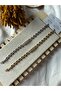 Xuping Zircon Stone Asymmetric Sequin Chain Bracelet - 5