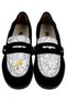 Women's Vegan Leather Black Loafer - Warner Bros Looney Tunes Tweety Design - 2
