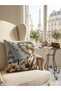 Matmazel Sofi̇a Jacquard Woven Tapenstry Decorative Kirlent 45*45