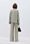 Gray Alessa Polo Collar Tencel Blouse - 5
