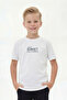 Back Print Detailed Round Neck Short Sleeve Boys' Summer T-Shirt - 3