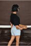 Women's Designer Jean Denim Shorts - 5