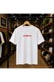 I Watchıng You Printed 100% Cotton Oversize Loose Regular Fit Crew Neck T-Shirt