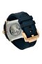 APEX X TR6603 Automatic Skeleton Watch for Men 44mm Tonneau Dial Rose Gold Stainless Steel Case Black Silicone Strap 5ATM Water Resistant - 3