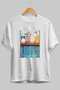 For the Sake of Cats 14 Front Cat Printed White Oversize T-Shirt 100% Cotton Unisex Cat Lover Premium Design