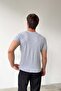 Crew Neck Ribbed T-Shirt - 2
