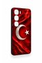 Vivo V40 Lite 5g Compatible Turkish Flag Patterned Silicone Case - 3