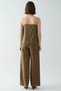 Women's Plus Size Thin Strap Ruffle Voile Woven Blouse Pants Set V-Neck Sleeveless Casual Comfortable - 5