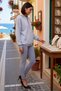 Women's Large Size Oversize Hooded Leggings Knitted Set %94 Cotton Long Sleeve Relaxed Cut Casual Stylish - 2
