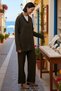 Women's Plus Size Square Neck Long Sleeve Cardigan Pants Knitwear Set Wide Leg Relaxed Fit Casual - 2