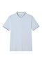 Men Slim Cotton Henley Graphic Tee - 3